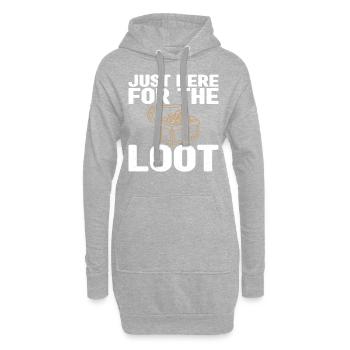 Pen and Paper for RPG Gaming Father - Hoodie Dress - heather grey - Front