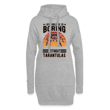 Tarentule Araignée Tarentule - Sweat-shirt à capuche long Femme - gris chiné - Devant