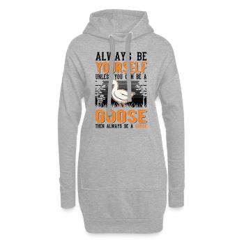 Oies Cadeau Goose Lovers Goose Éleveurs d’oies - Sweat-shirt à capuche long Femme - gris chiné - Devant