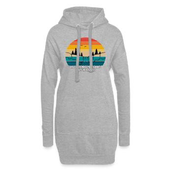 Wallaman Falls Australia - Hoodie-Kleid - Grau meliert - Vorne