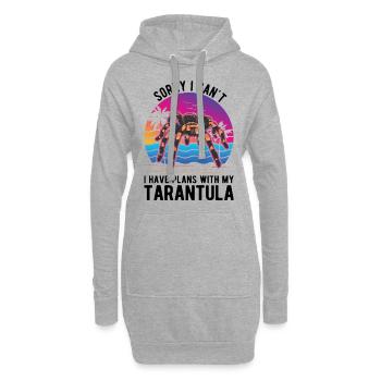 Tarentule Araignée Tarentule - Sweat-shirt à capuche long Femme - gris chiné - Devant