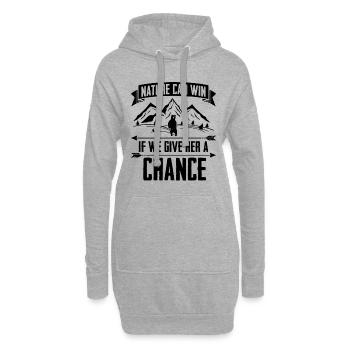 Nature Can Win Animal Welfare Foster Animal Worker - Hoodie-Kleid - Grau meliert - Vorne