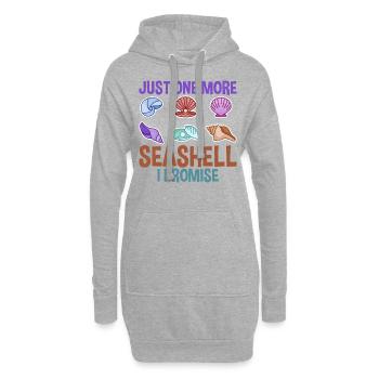 Une autre moule collectrice de moules, la - Sweat-shirt à capuche long Femme - gris chiné - Devant