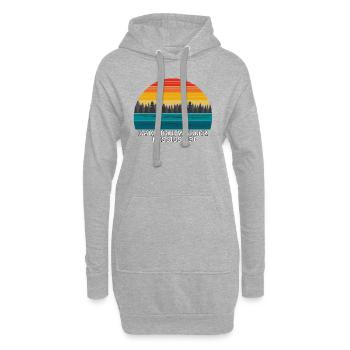 Lake Bill Waller Mississippi - Hoodie-Kleid - Grau meliert - Vorne