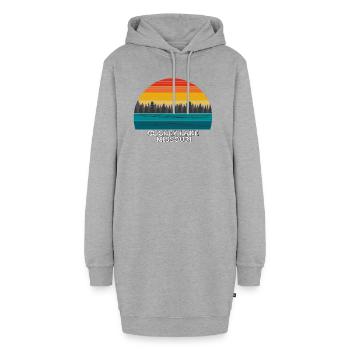 Cooley Lake Missouri - Hoodie-Kleid - Grau meliert - Vorne