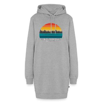Lac Table Rock Missouri - Sweat-shirt à capuche long Femme - gris chiné - Devant