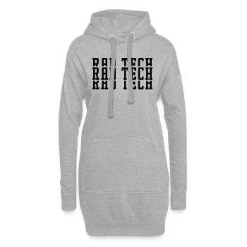 Rad Tech Radiology adore le technicien en radiologie squelette - Sweat-shirt à capuche long Femme - gris chiné - Devant