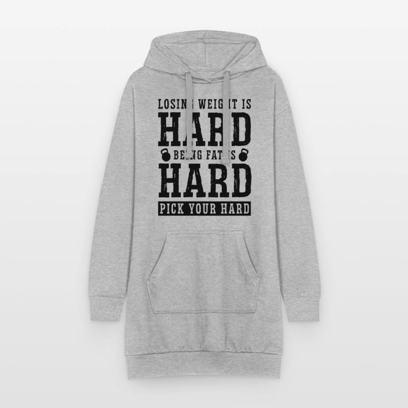 Perdre du poids est difficile zéro glucides faible amant de glucides Sweat-shirt à capuche long Femme
