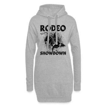 Rodeo Showdown Bull Riding Ranch Cowboy Bull Rider - Hoodie-Kleid - Grau meliert - Vorne
