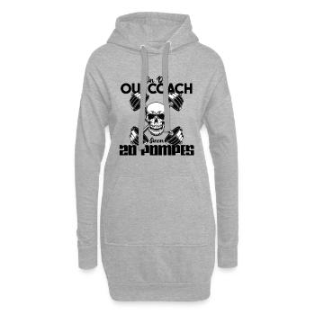 Citation entraineur humour. on dit oui coach.Coach - Sweat-shirt à capuche long Femme - gris chiné - Devant