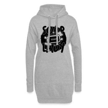Soap Lady Essential Oils Saponification Soap Maker - Hoodie-Kleid - Grau meliert - Vorne