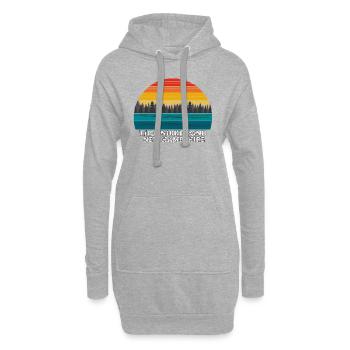 Thorndike Pond New Hampshire - Hoodie-Kleid - Grau meliert - Vorne