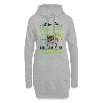 Tarentule Cadeau Araignée Tarentule - Sweat-shirt à capuche long Femme - gris chiné - Devant