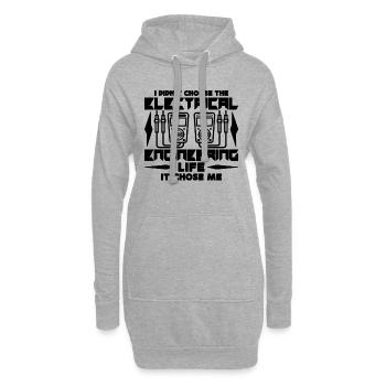 I Didn't Choose The Technician Electrical Engineer - Hoodie-Kleid - Grau meliert - Vorne