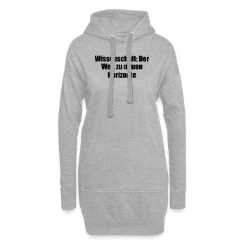 Wissenschaft - Wissenschaft: Der Weg zu neuen - Hoodie-Kleid - Grau meliert - Vorne