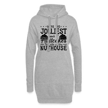 We're The Jolliest Bunch Cooking Fruitcake Lover - Hoodie-Kleid - Grau meliert - Vorne