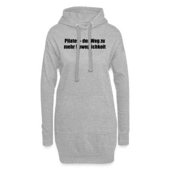 Pilates - Pilates - der Weg zu mehr Beweglichkeit - Hoodie-Kleid - Grau meliert - Vorne