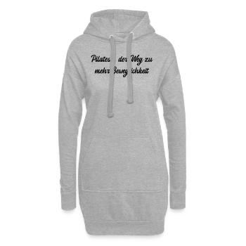 Pilates - Pilates - der Weg zu mehr Beweglichkeit - Hoodie-Kleid - Grau meliert - Vorne