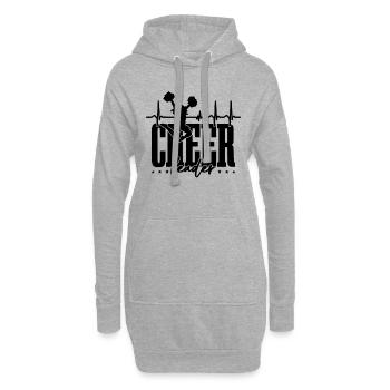 Cheerleader Loves Cheer Squad Dancer Cheerleader - Hoodie-Kleid - Grau meliert - Vorne