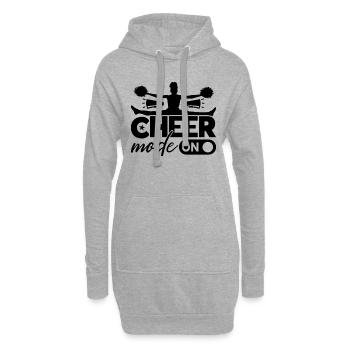 Cheer Mode On Cheer Squad Dancing Cheerleader - Hoodie-Kleid - Grau meliert - Vorne