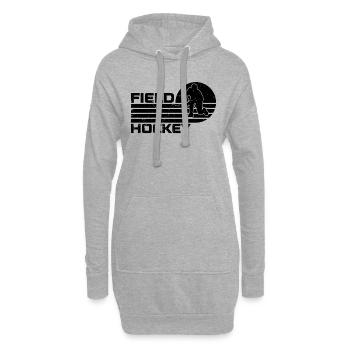 Field Hockey Retro Goalkeeper Lover Hockey Player - Hoodie-Kleid - Grau meliert - Vorne