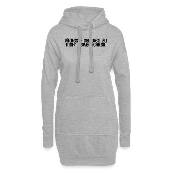 Pilates - Pilates - der Weg zu mehr Beweglichkeit - Hoodie-Kleid - Grau meliert - Vorne