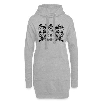 Ball Breaker Cue Sports Snooker Player Pool Player - Sweat-shirt à capuche long Femme - gris chiné - Devant