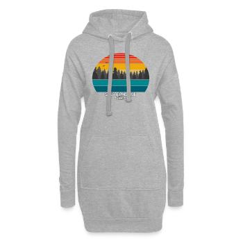 Silver Lake Ohio - Hoodie-Kleid - Grau meliert - Vorne