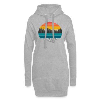 Smoot Lake Ohio - Hoodie-Kleid - Grau meliert - Vorne