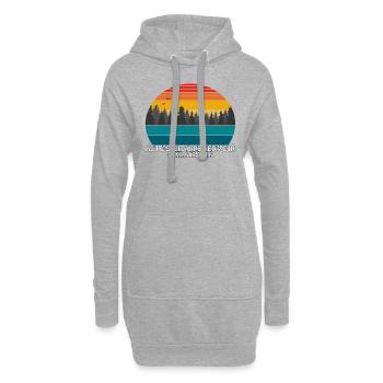 Altus City Reservoir Oklahoma - Sweat-shirt à capuche long Femme - gris chiné - Devant