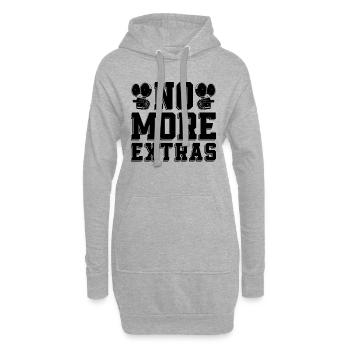 Plus de figurants Cinéaste Cinéaste - Sweat-shirt à capuche long Femme - gris chiné - Devant