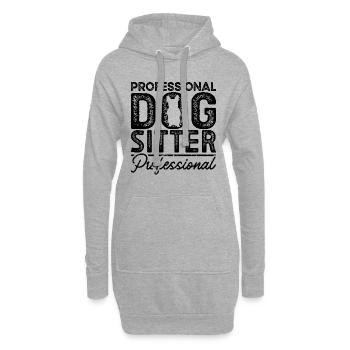 Professional Dog Sitter Zookeeper Animal Trainers - Hoodie-Kleid - Grau meliert - Vorne