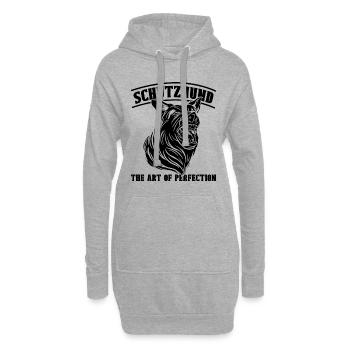 Schutzhund The Art Of Pet German Shepherd Lover - Hoodie-Kleid - Grau meliert - Vorne