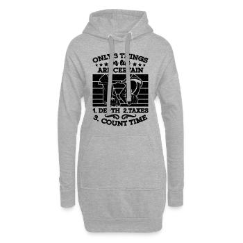 Only 3 Things In Life Officer Corrections Officers - Hoodie-Kleid - Grau meliert - Vorne