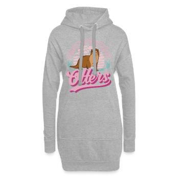 Facilement distrait par les loutres Loutre Loutre Loutre Loutre - Sweat-shirt à capuche long Femme - gris chiné - Devant