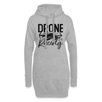 Drone Racing Dr. Drone Pilot Fpv Race Drone Racer - Hoodie-Kleid - Grau meliert - Vorne