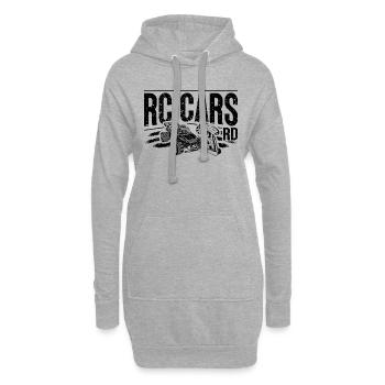 RC Cars RD Remote Controlled Car Lover RC Racer - Sweat-shirt à capuche long Femme - gris chiné - Devant