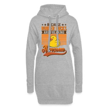 Rubber Duck Gift Rubber Duck Rubber Duck - Sweat-shirt à capuche long Femme - gris chiné - Devant