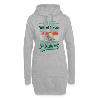 Pigeon Cadeau Pigeon Fancier City Pigeon Pigeonnier Pigeon Transporteur Pigeon - Sweat-shirt à capuche long Femme - gris chiné - Devant