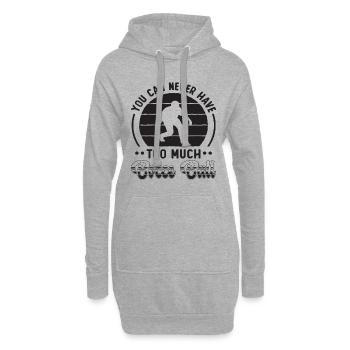You Can Never Have Bocce Ball Boules Bocce Player - Hoodie-Kleid - Grau meliert - Vorne