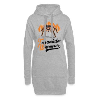 Tarantel Flüsterer Tarantula Whisperer - Hoodie-Kleid - Grau meliert - Vorne