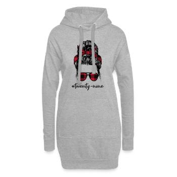 #twenty-nine - Hoodie-Kleid - Grau meliert - Vorne