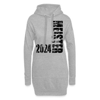 Meister 2024 Aufstiegstrikot Vintage - Hoodie-Kleid - Grau meliert - Vorne