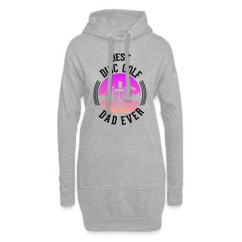 Discgolf Wurfscheibe Disc Golf - Sweat-shirt à capuche long Femme - gris chiné - Devant