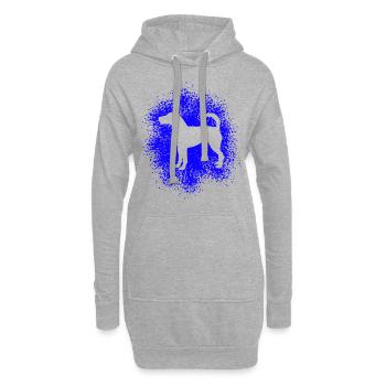 Parson Russell Terrier – Pour les vrais amoureux des chiens - Sweat-shirt à capuche long Femme - gris chiné - Devant