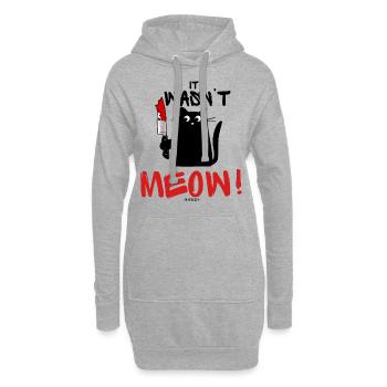 It wasn't me ! - Sweat-shirt à capuche long Femme - gris chiné - Devant