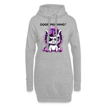 Good Morning - Hoodie-Kleid - Grau meliert - Vorne
