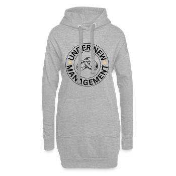 Drôle d’enterrement de vie de garçon en disant conception de mariage - Sweat-shirt à capuche long Femme - gris chiné - Devant
