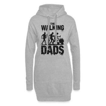 The Walking Dads – Vatertag Junggesellenabschied - Hoodie-Kleid - Grau meliert - Vorne