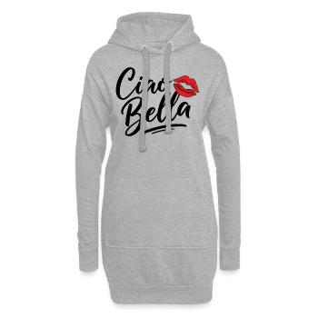 Ciao Bella - Hoodie-Kleid - Grau meliert - Vorne
